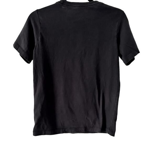 NIKE Sportswear Youth Boys Soccer Ball Logo Graphic Print Black T Shirt‎ S L - Picture 2 of 4